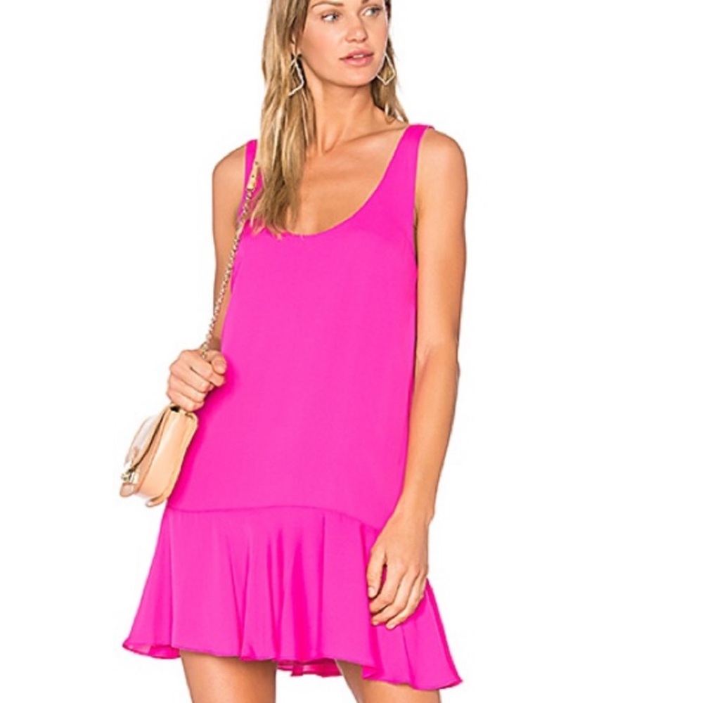 Revolve Pink Amanda Uprichard Drop Waist D…